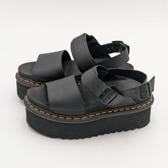 Dr.Martens Women's Blaire Quad Platform Gladiator Sandals black size US6 EU37 - Picture 3 of 10